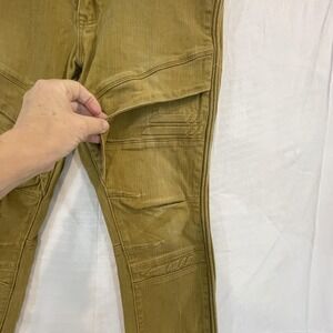 8IGHTH‎ DSTRKT Jeans Mens 38x34 Tan Moto Biker Stretch Denim Pants